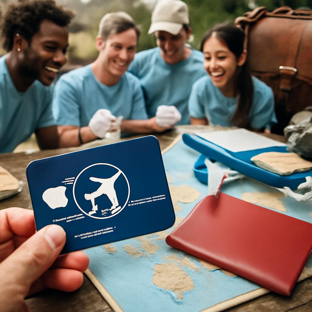 Milhas para programas de viagens em grupo voluntário