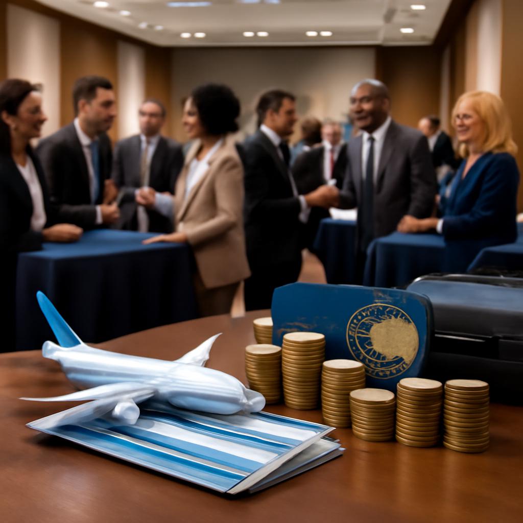 milhas para recompensas em eventos de networking