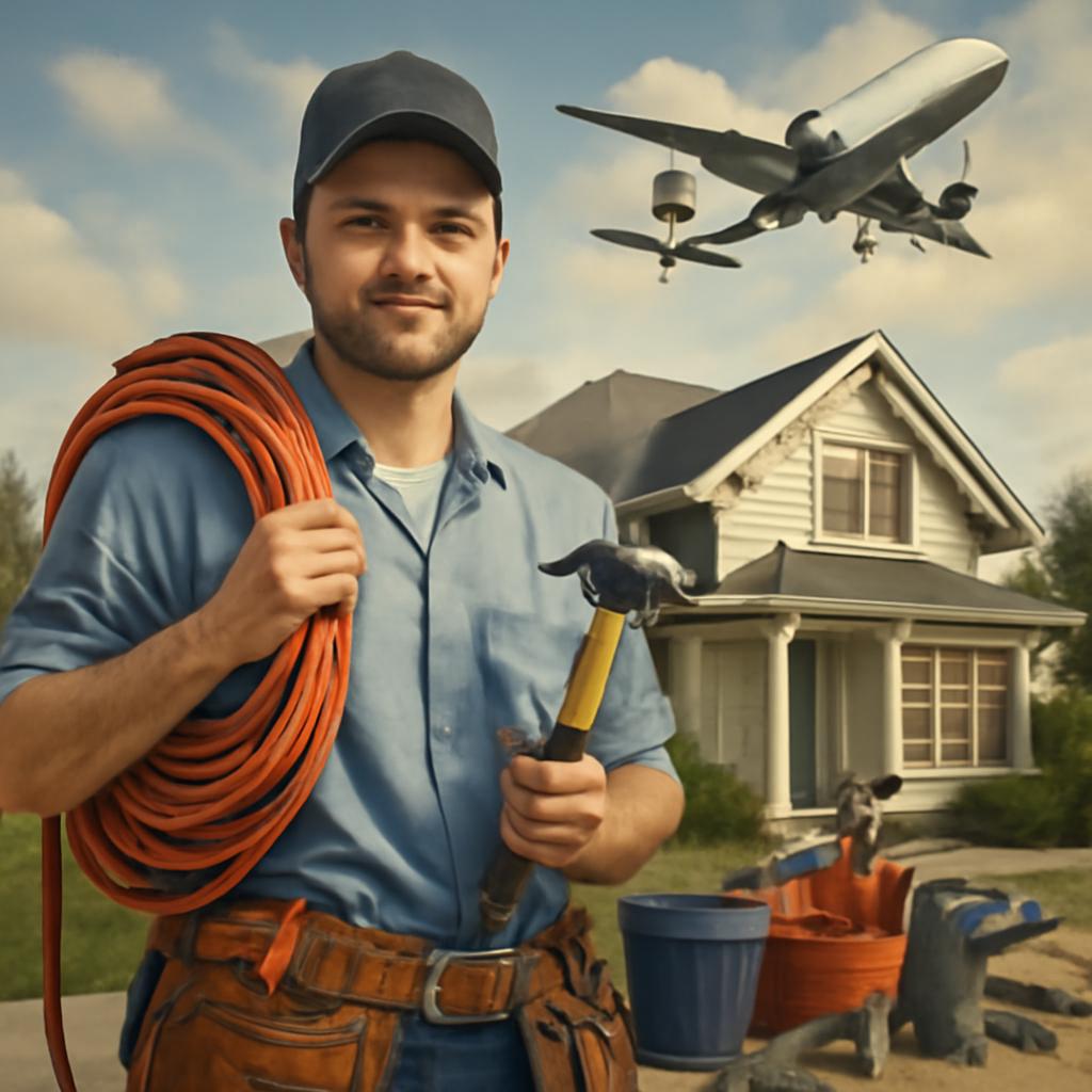 milhas para serviços de manutenção residencial