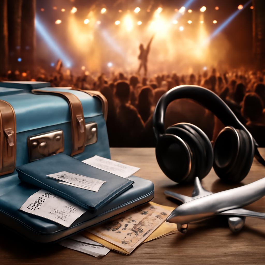 milhas para shows de música