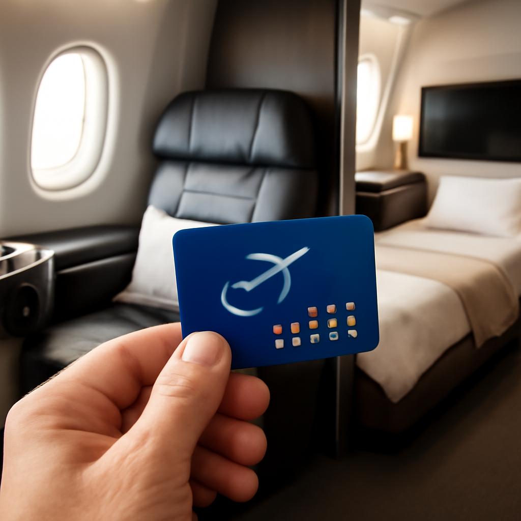 milhas para upgrades em cabine executiva e primeira classe
