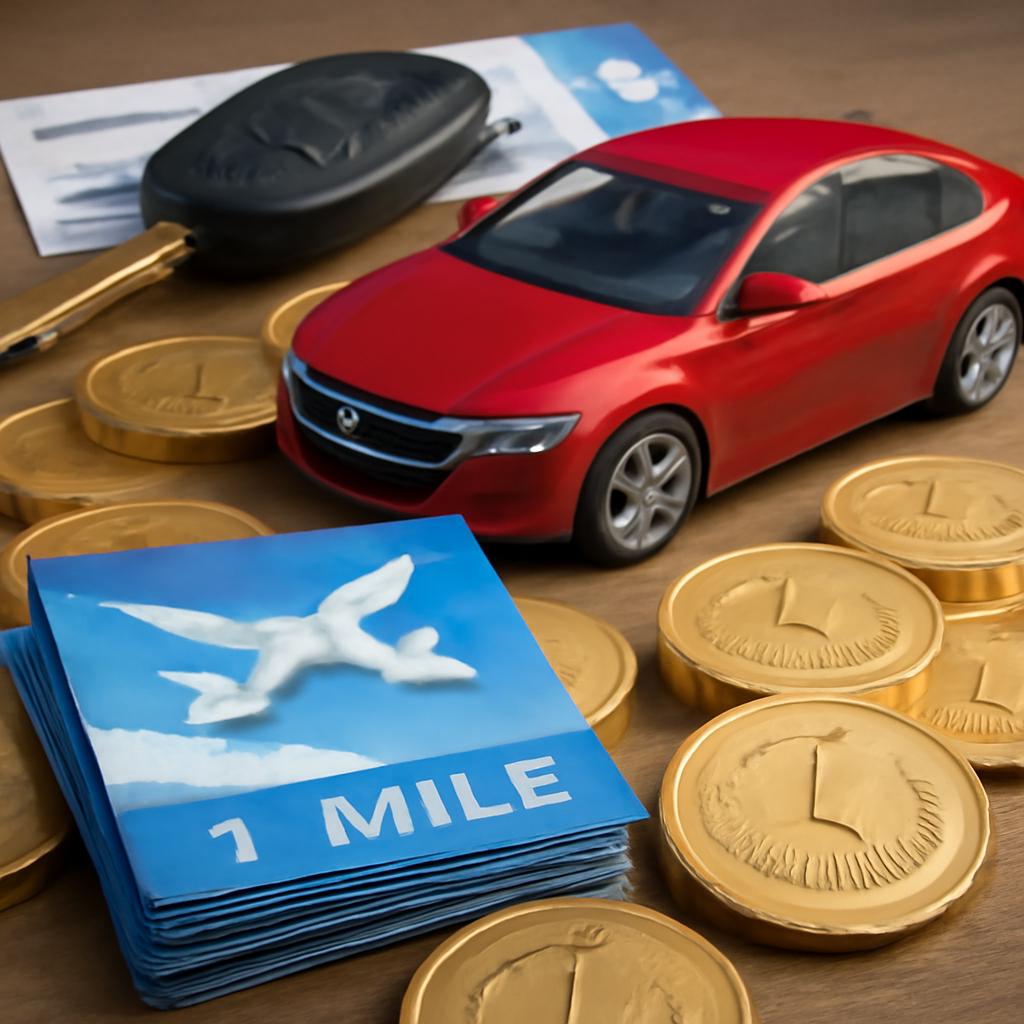 milhas para uso em compra de carros