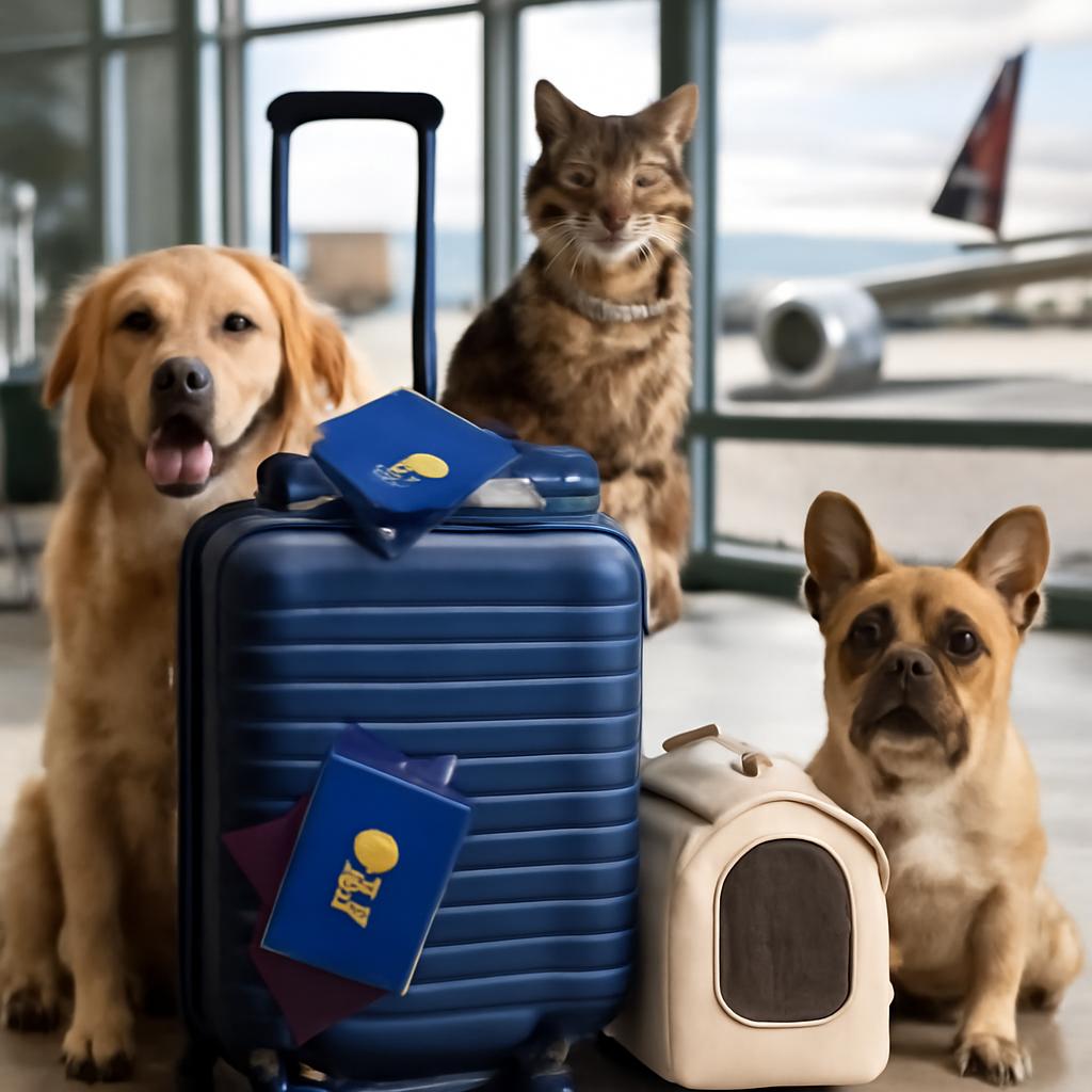 milhas para viagens com animais de estimação