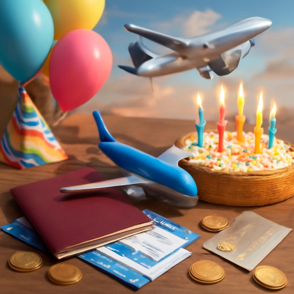 milhas para viagens de aniversário
