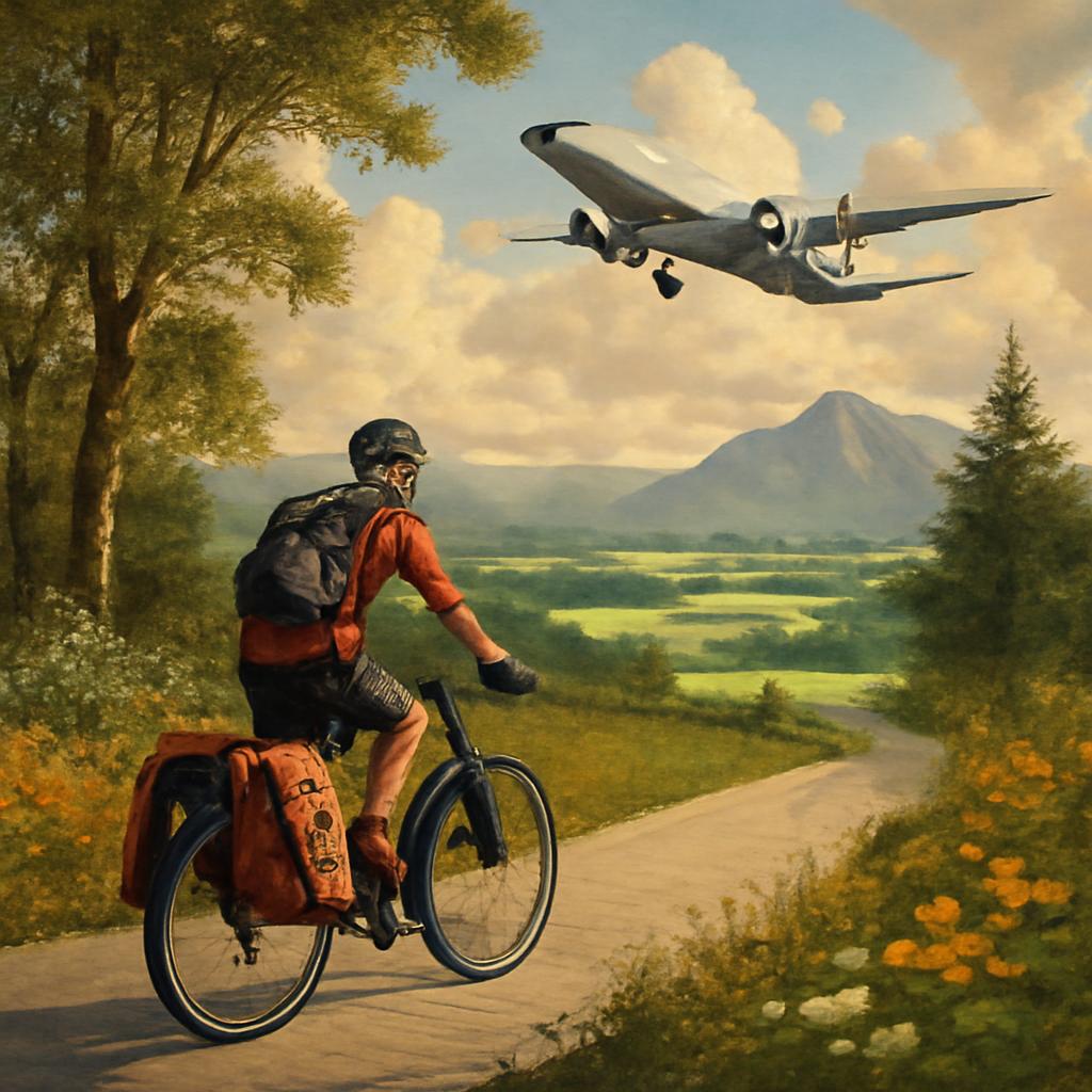 milhas para viagens de bicicleta