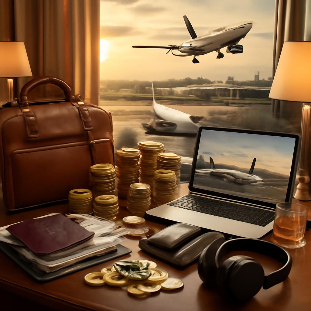 milhas para viagens de luxo corporativas