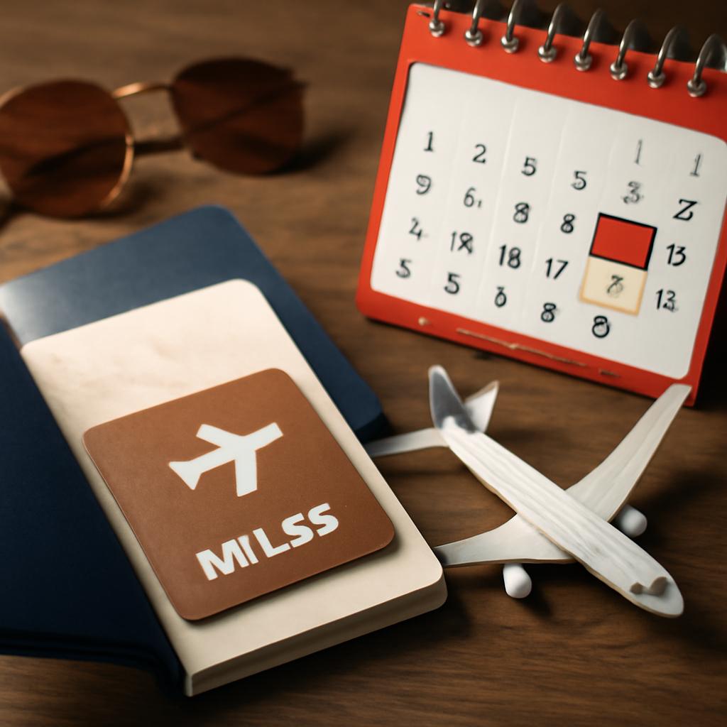 milhas para viagens em datas específicas