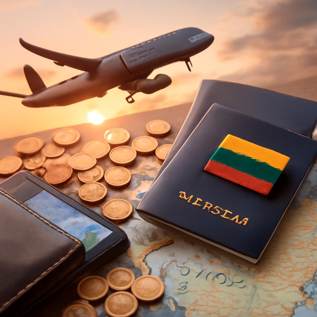 milhas para viagens para Lituânia