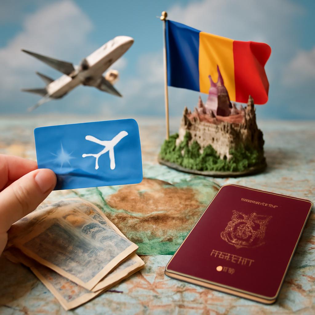 milhas para viagens para Romênia