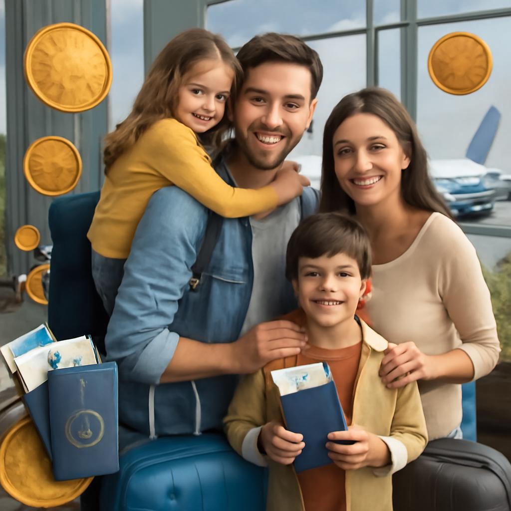 milhas para viagens para famílias