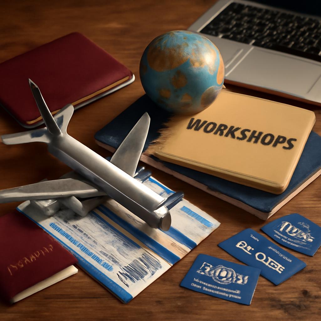 milhas para workshops internacionais