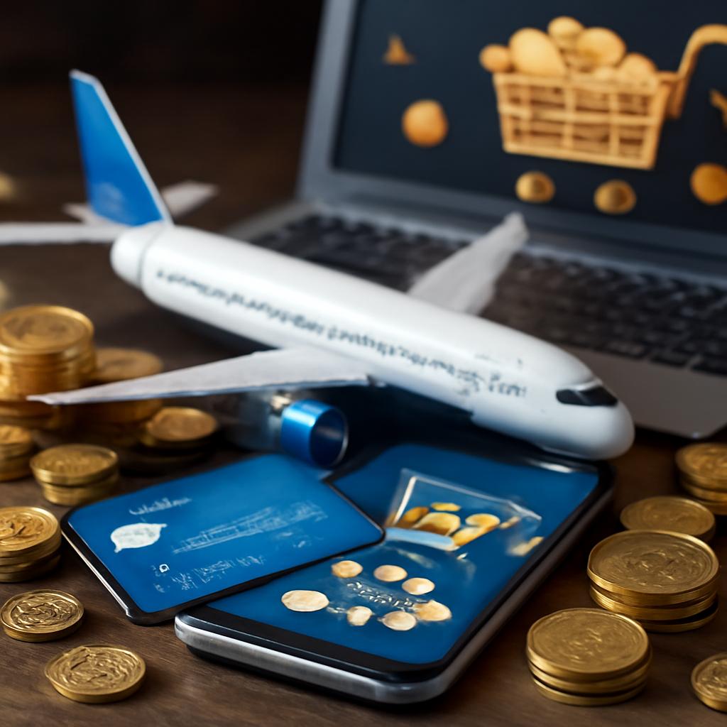 pontos acumulados em compras digitais