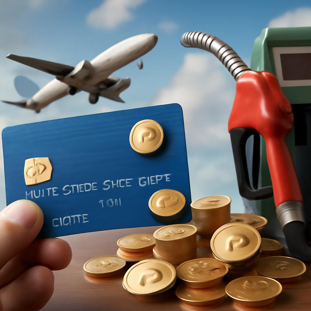 pontos do cartão para combustível