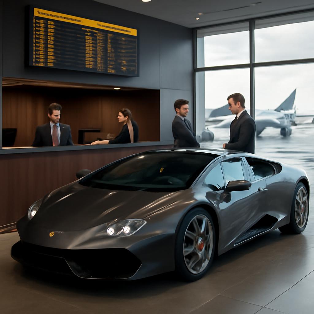 pontos para aluguel de carros de luxo
