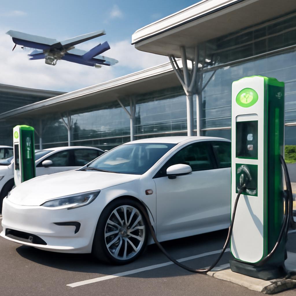 pontos para aluguel de carros elétricos