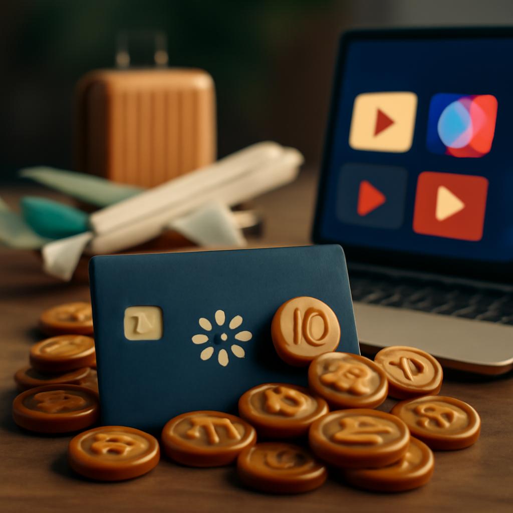 pontos para assinaturas de streaming