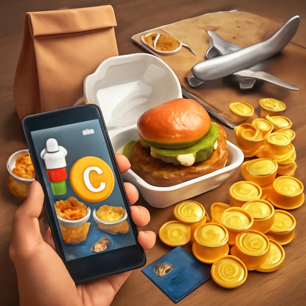 pontos para compras em aplicativos de delivery