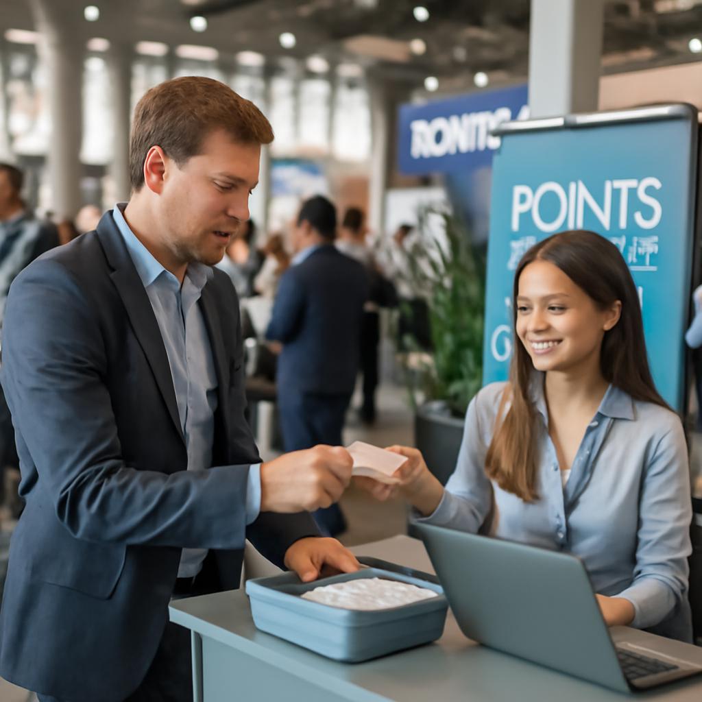 pontos para resgate em eventos de start-ups