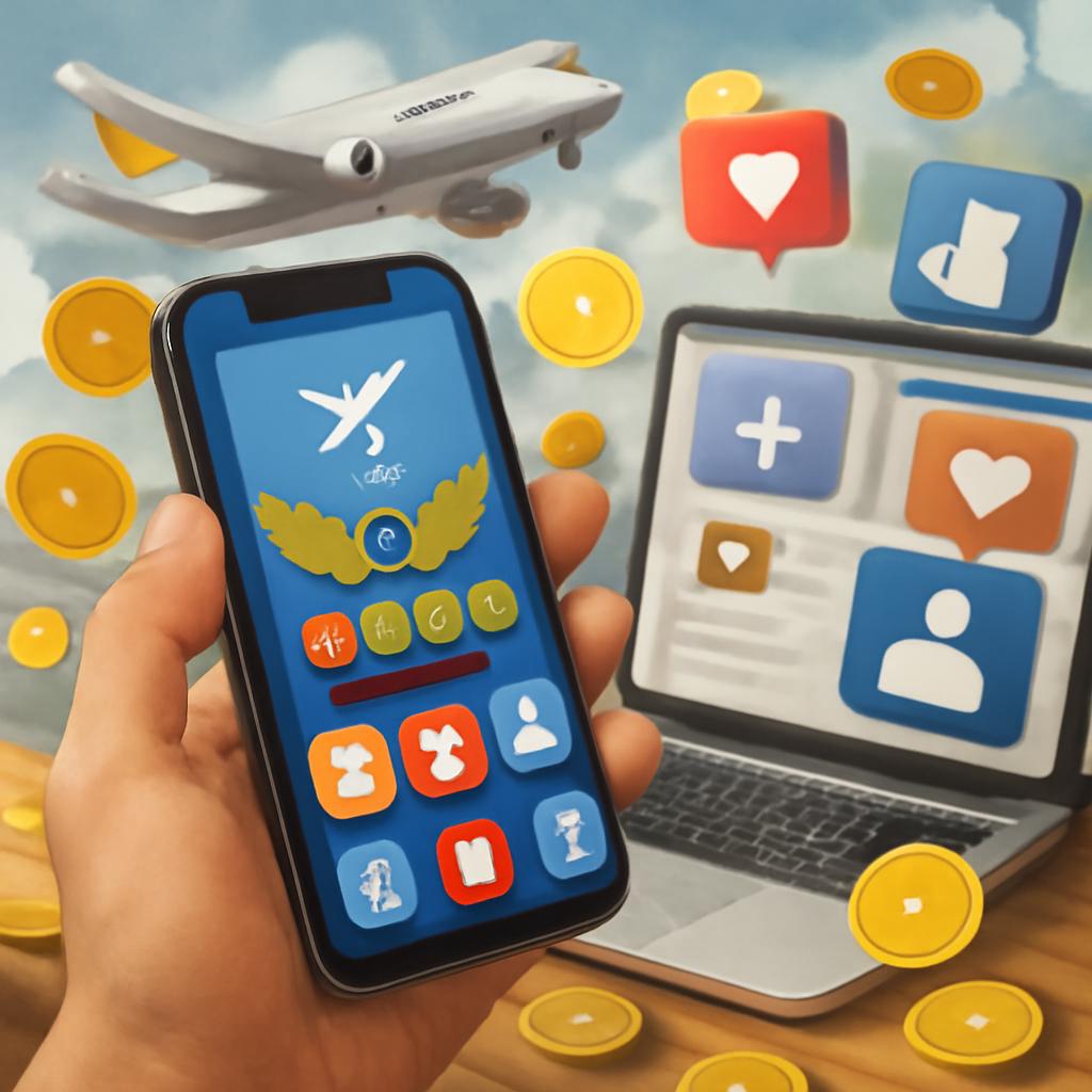 programas de milhas para redes sociais