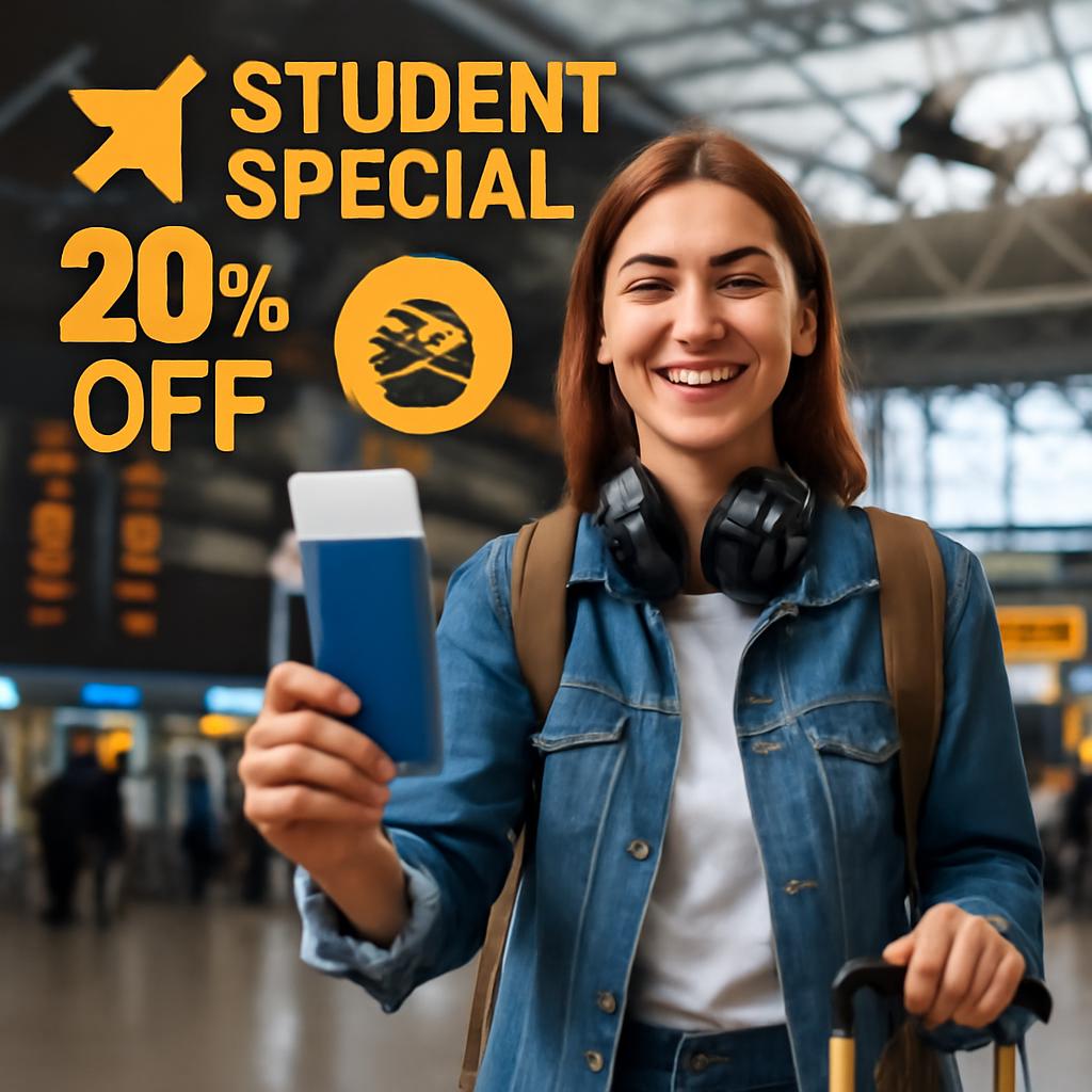 promoção especial de pontos para estudantes
