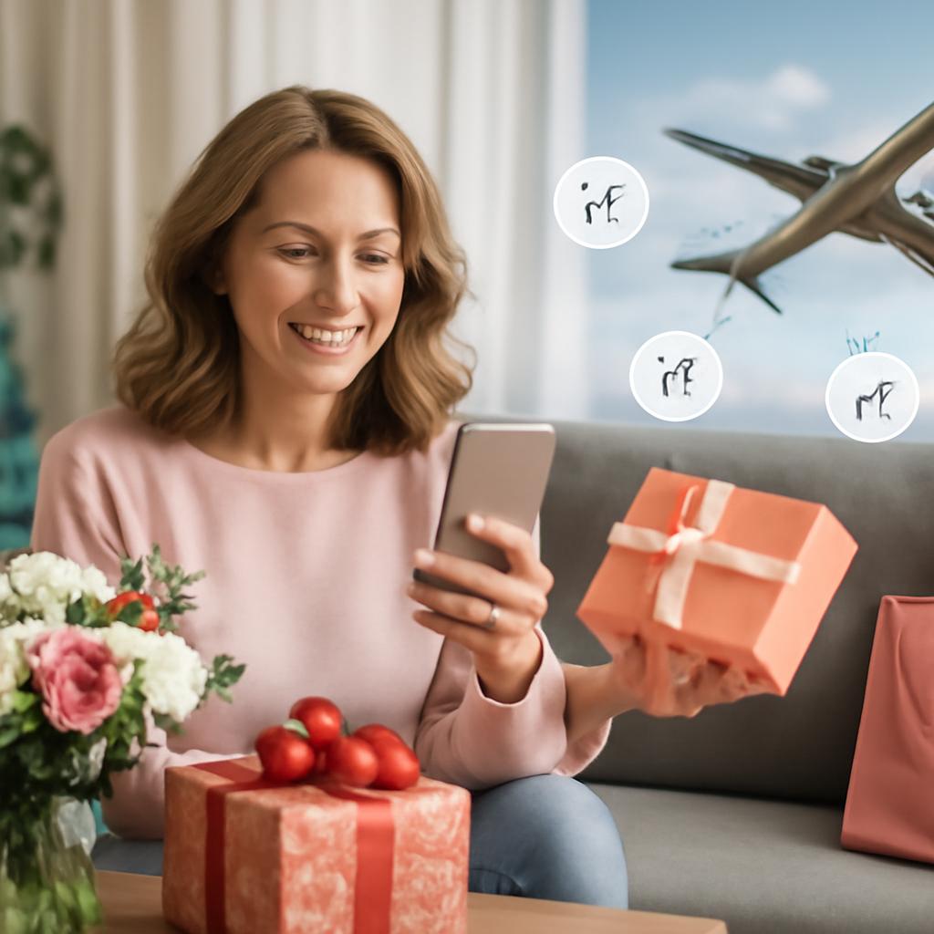 promoção para acúmulo de pontos em compras do dia das mães