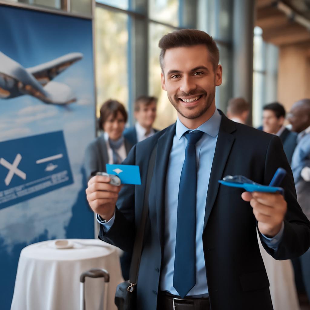 promoção para resgatar pontos em eventos corporativos