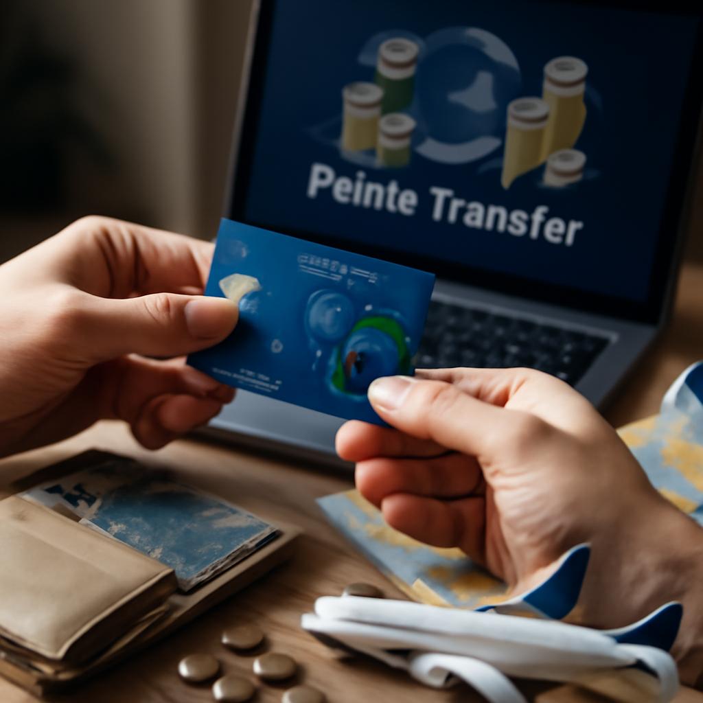 transferir pontos de cartão