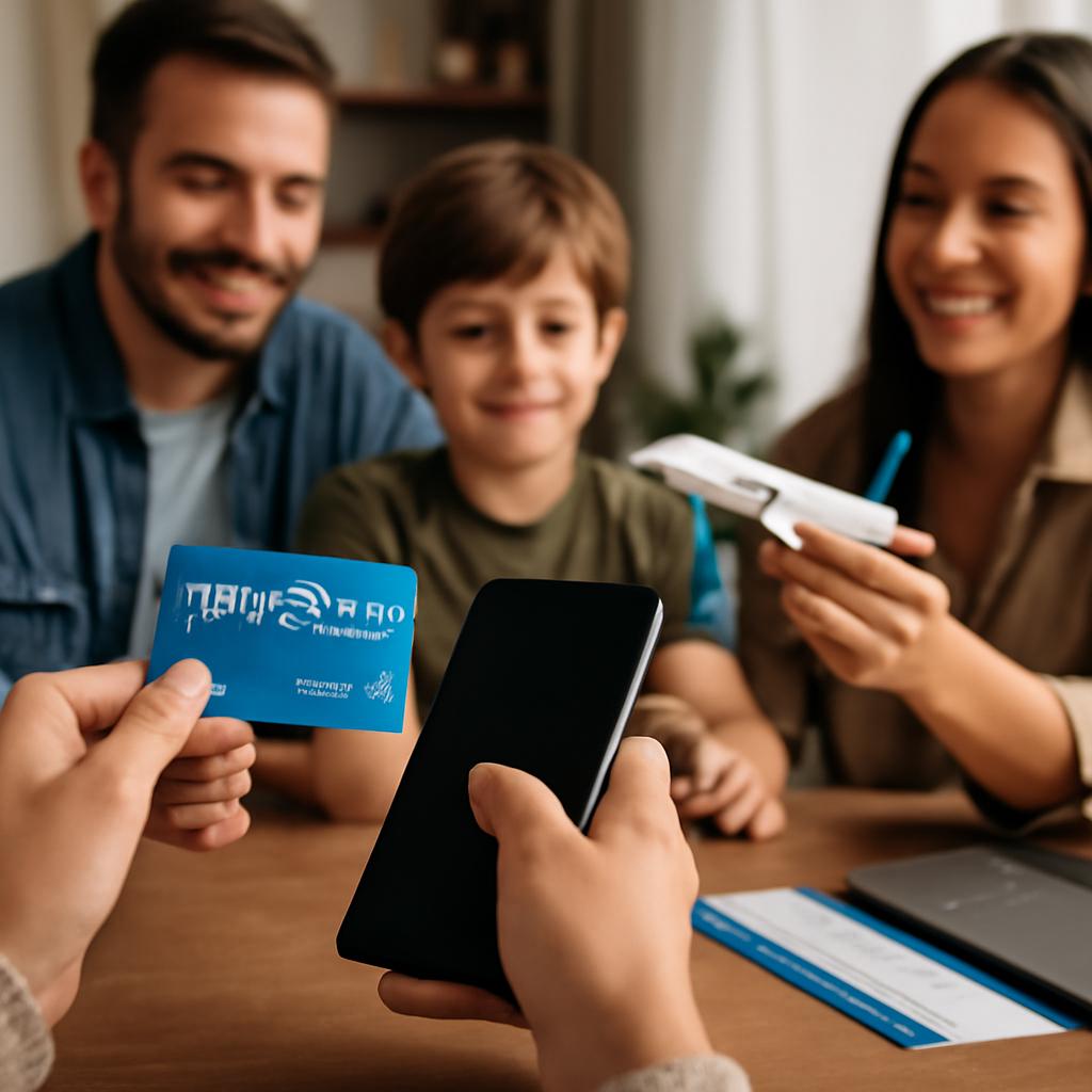 transferir pontos para familiares