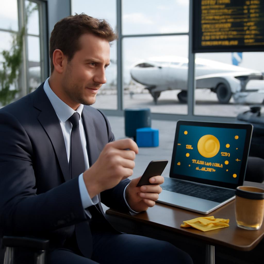 acumular pontos em viagens corporativas