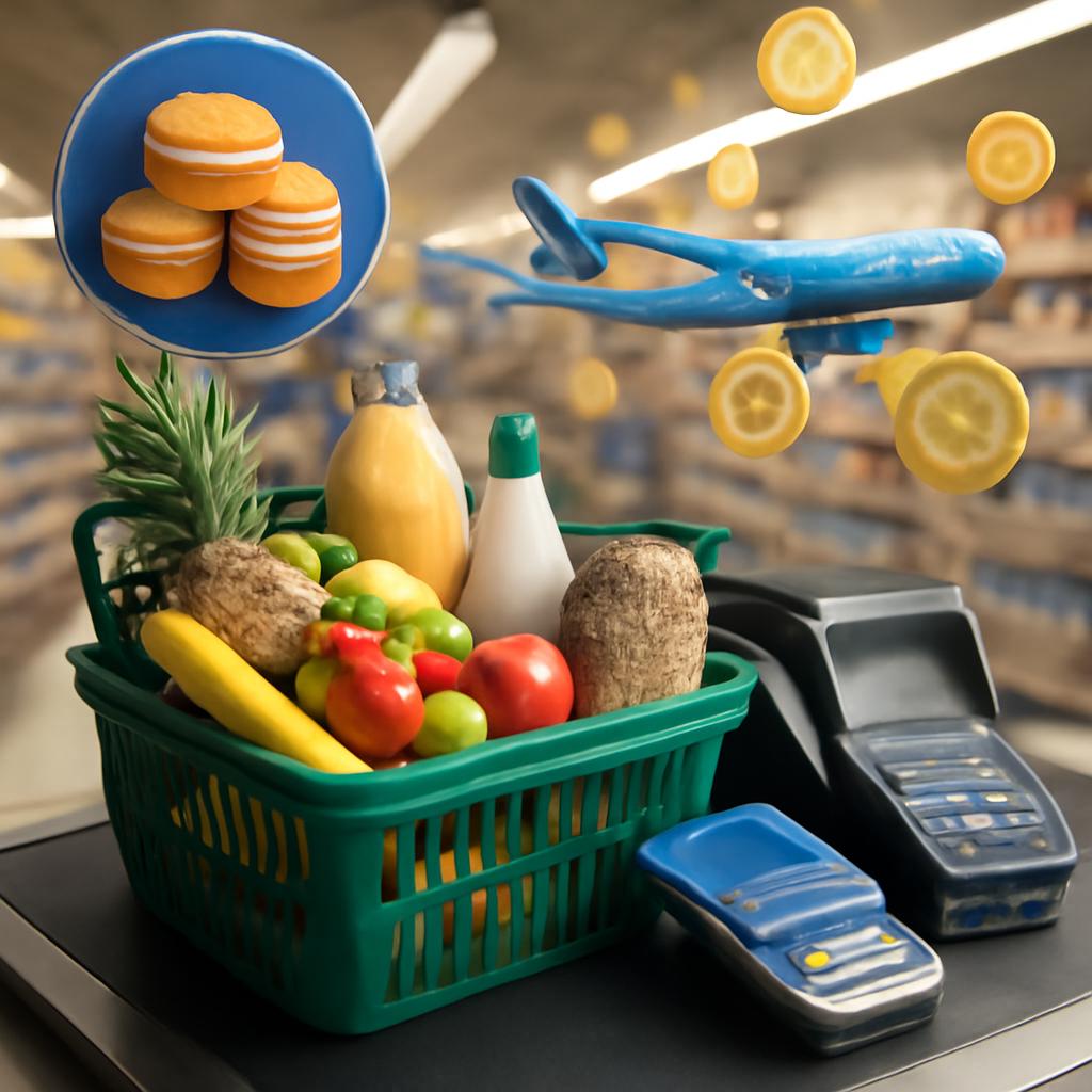 acúmulo de pontos em compras de mercado