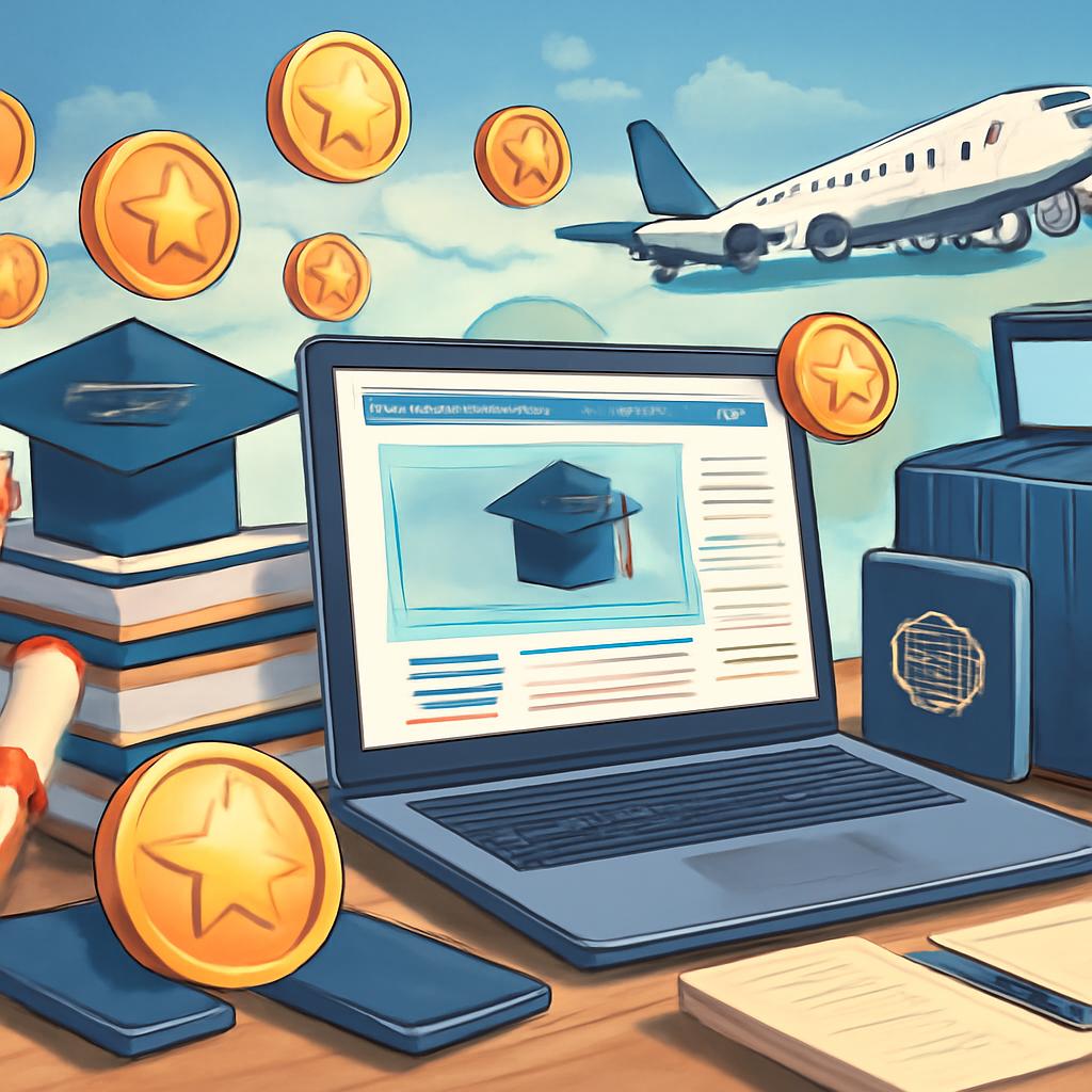 acúmulo de pontos em cursos online