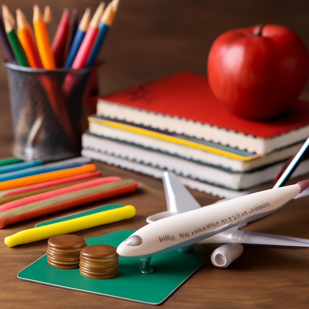 acúmulo de pontos para compras de material escolar