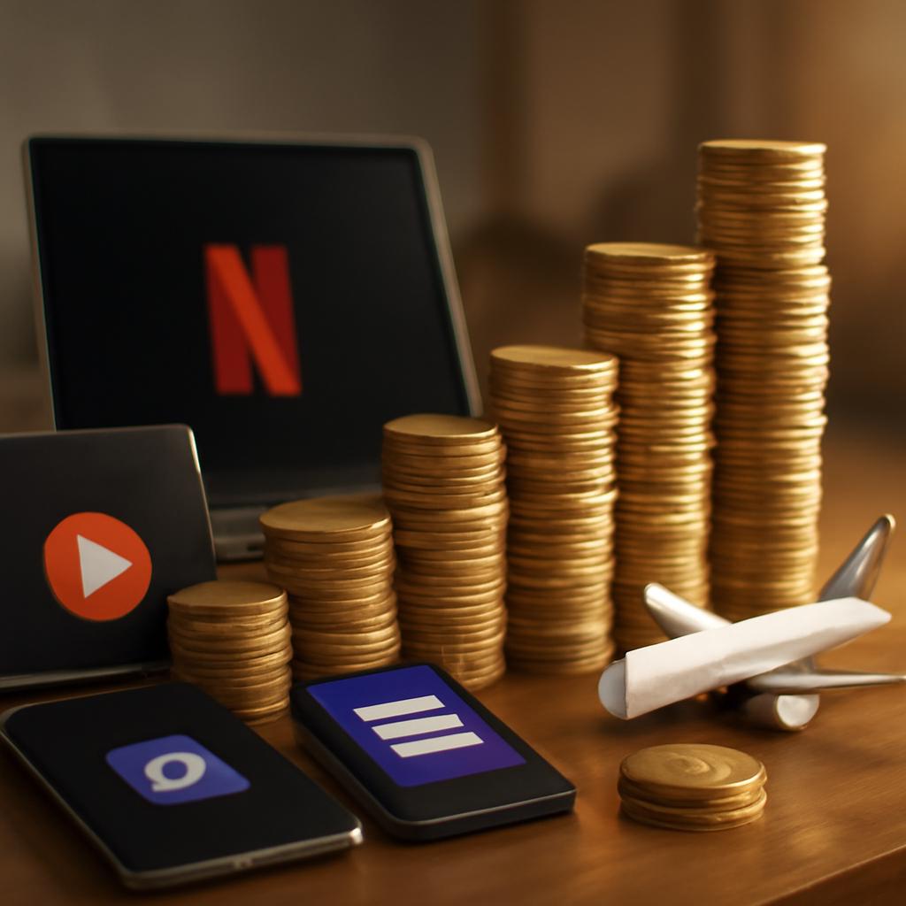 acúmulo progressivo para assinatura de plataformas digitais