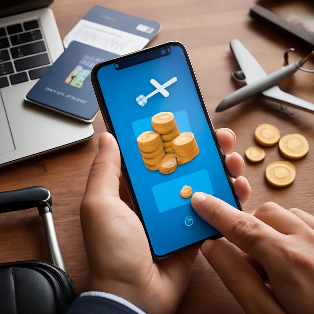 apps para vender pontos acumulados com viagens corporativas