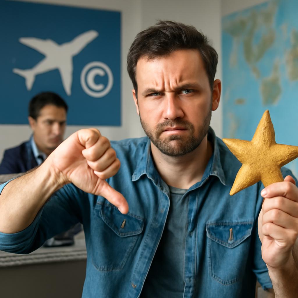 balcão de milhas avaliação 1 estrela