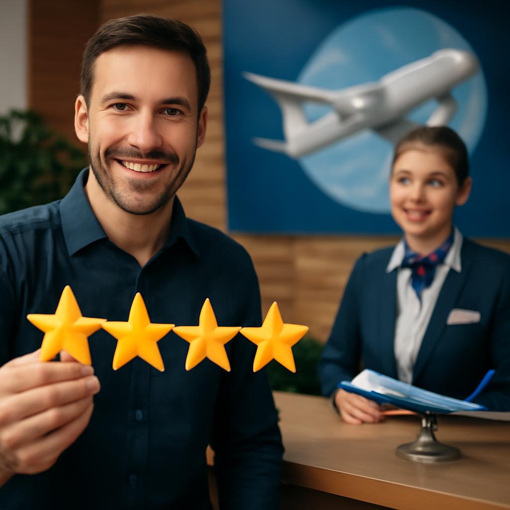 balcão de milhas avaliação 5 estrelas