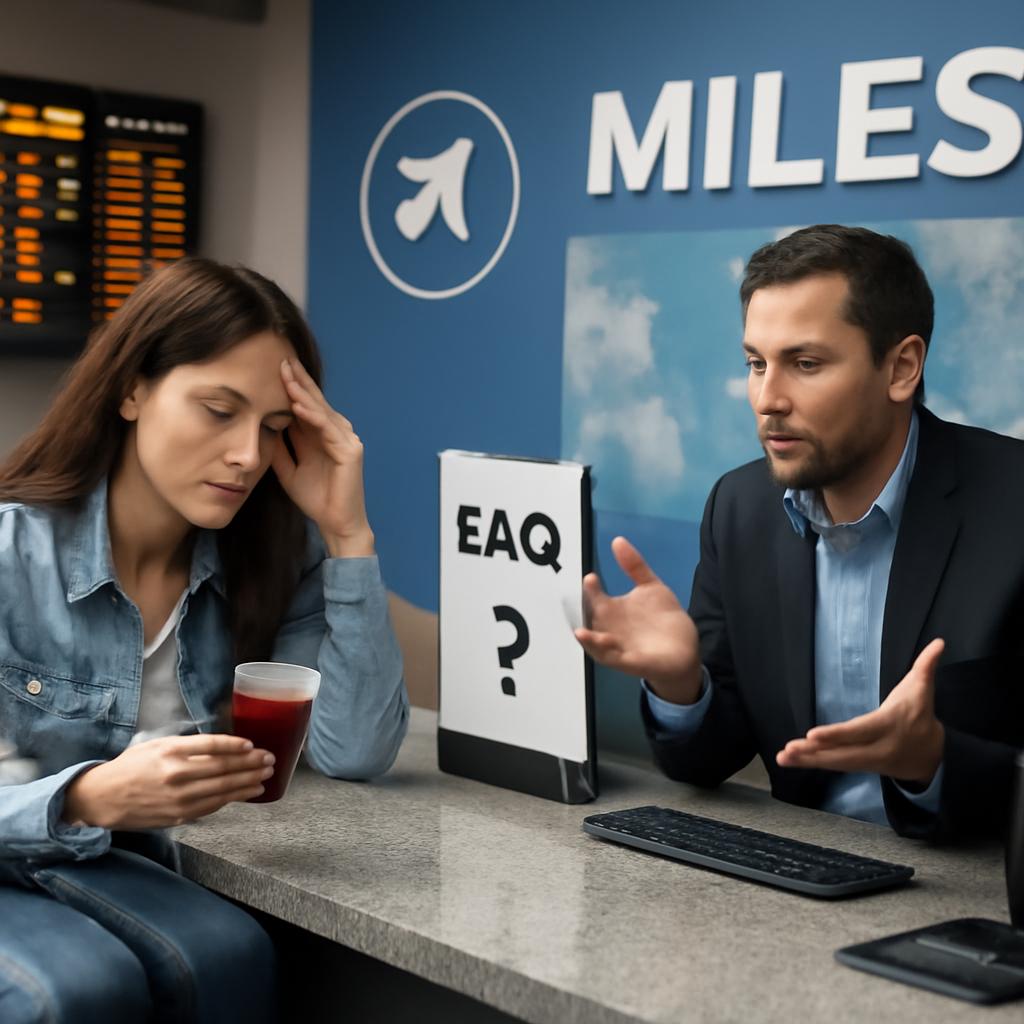 balcão de milhas faq problemas