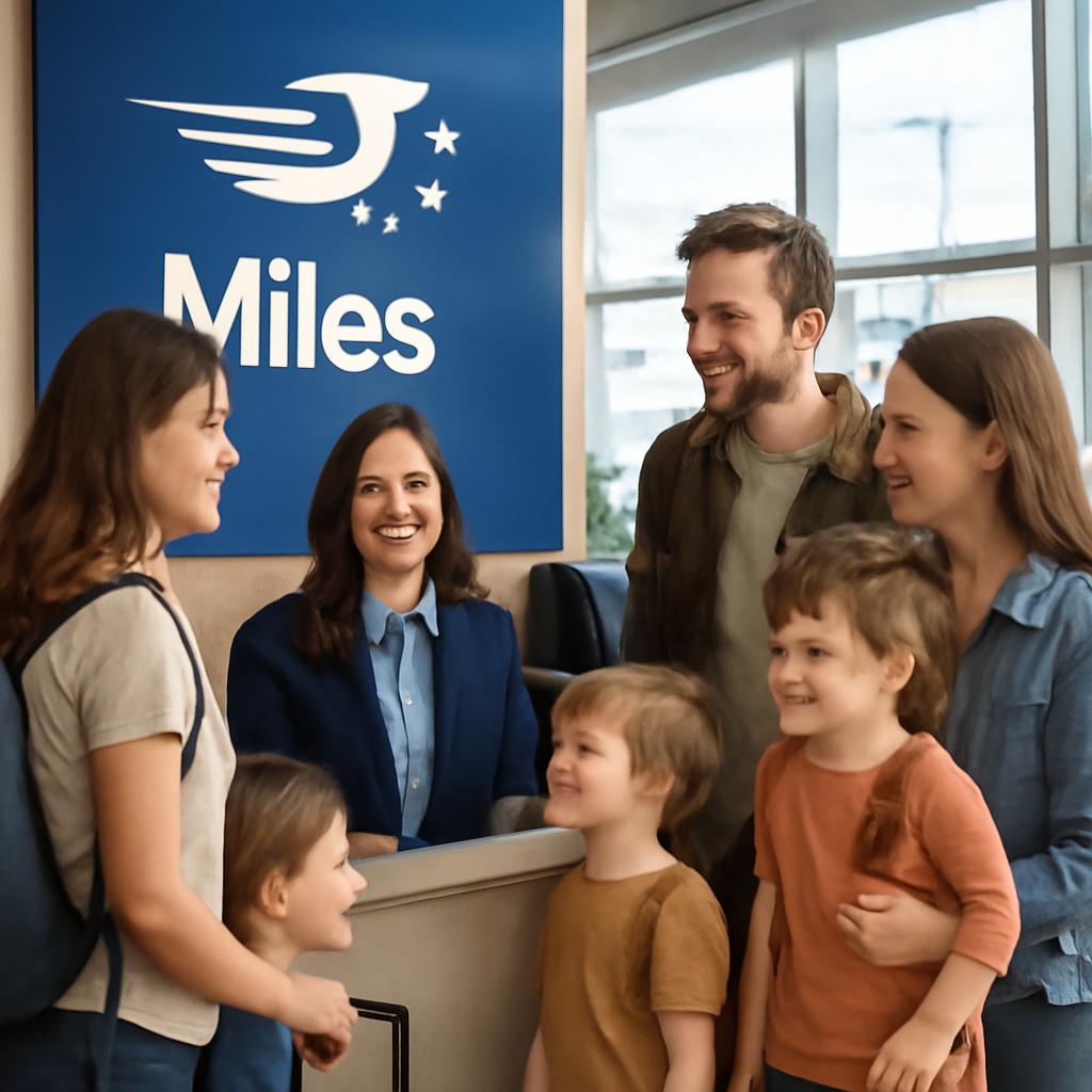 balcao de milhas para famílias