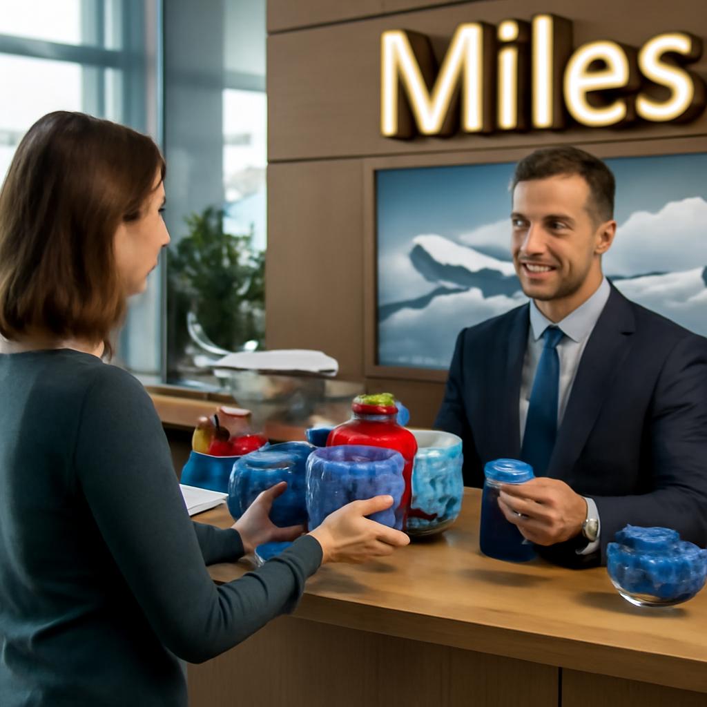balcão de milhas para presentear