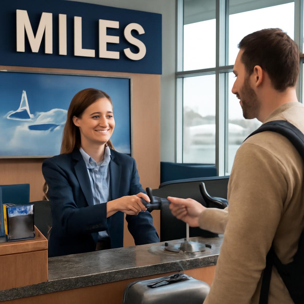 balcao de milhas para viajar