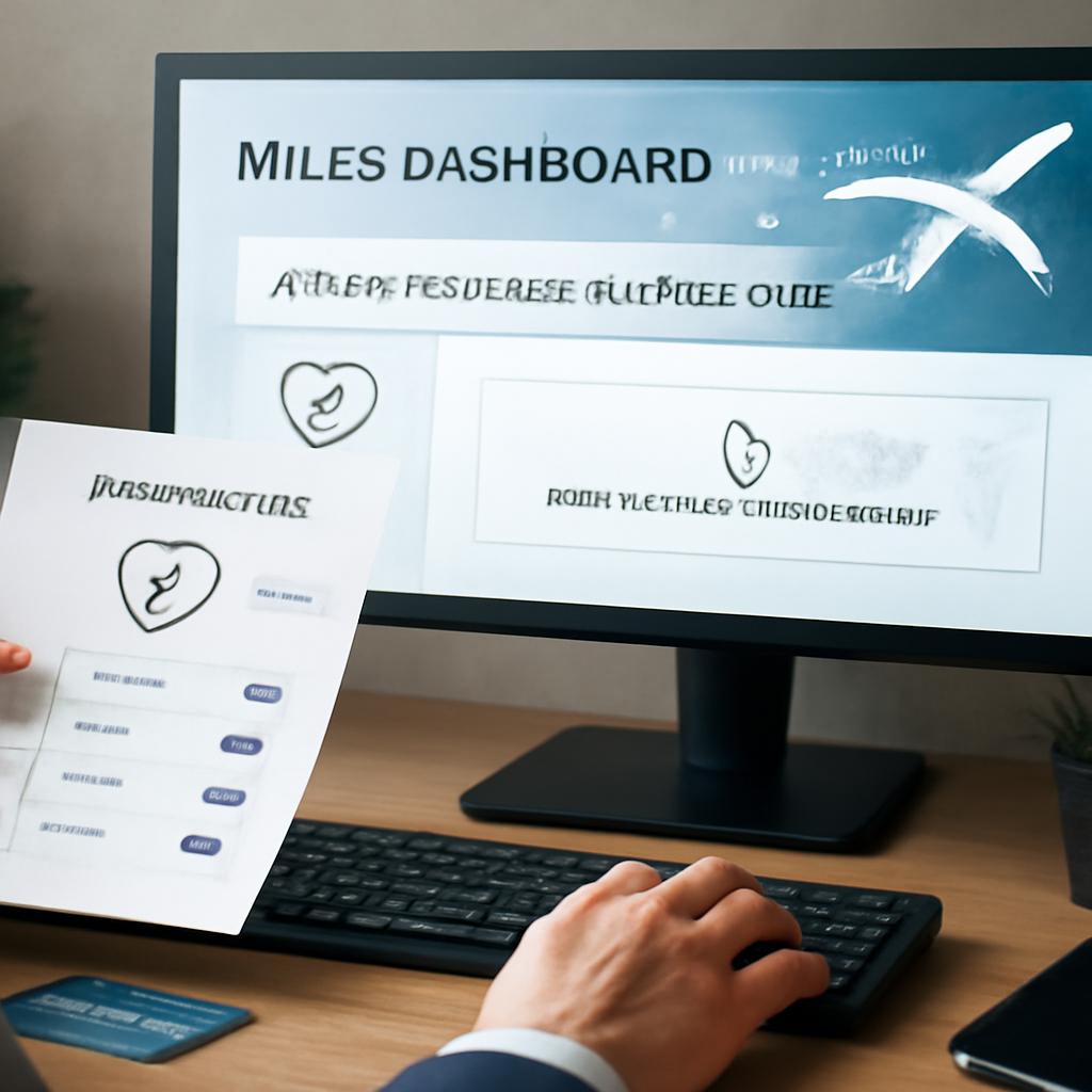 balcao de milhas tutorial sobre anexar comprovante de configurações de segurança