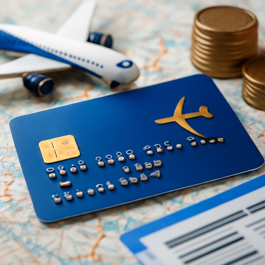 cartão com pontos para emissão de passagens