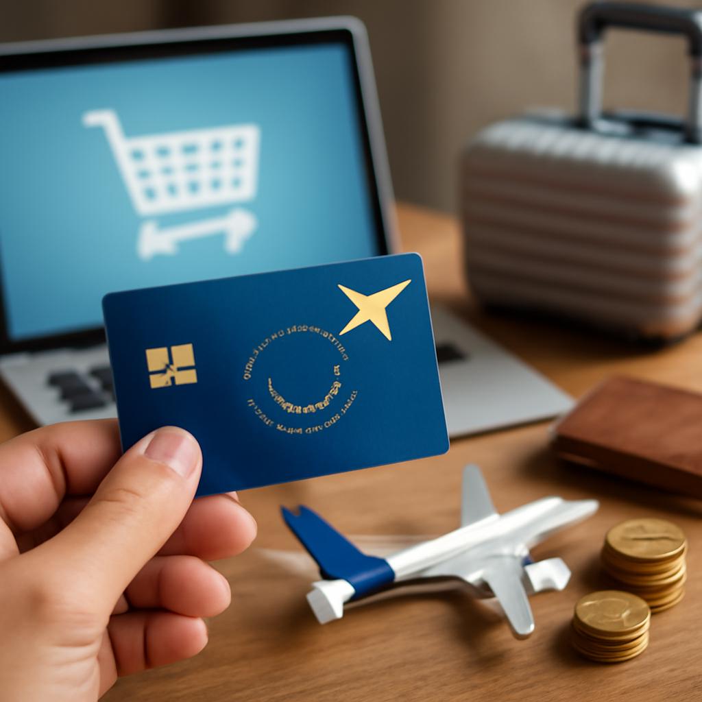 cartão com pontos para quem faz compras online