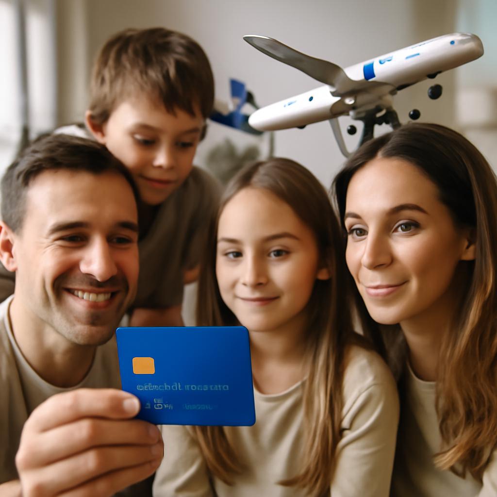 cartão de crédito para família acumular pontos juntos