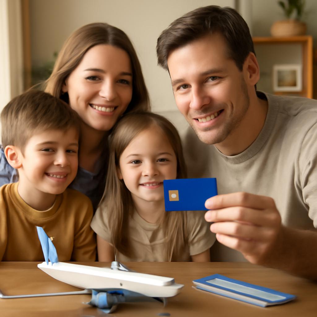 cartão de crédito para família juntar pontos