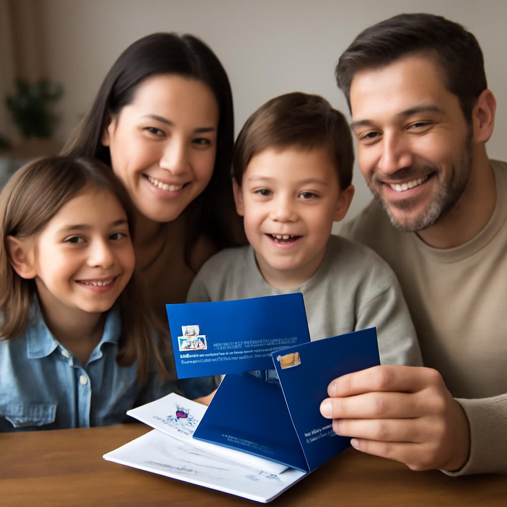 cartão de crédito para família pontuar junto