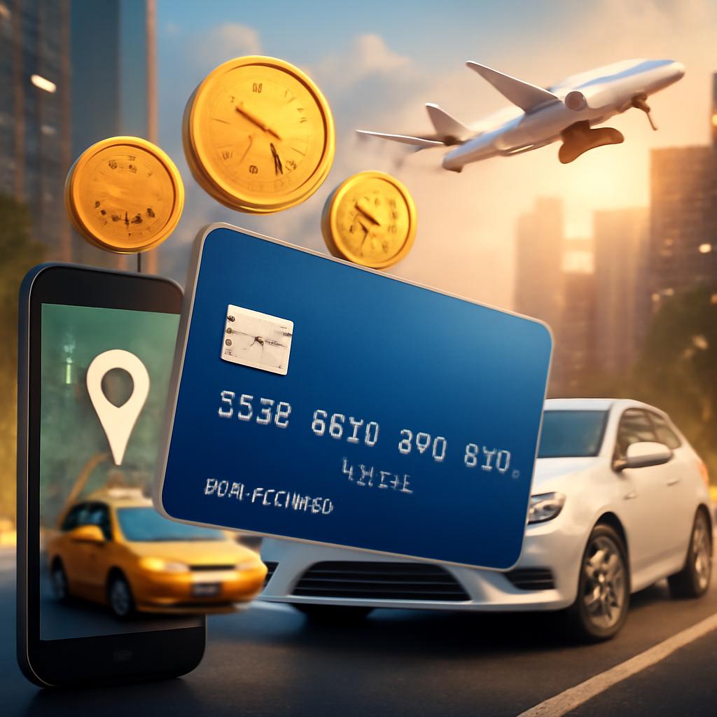 cartão de crédito para pontos em apps de mobilidade urbana