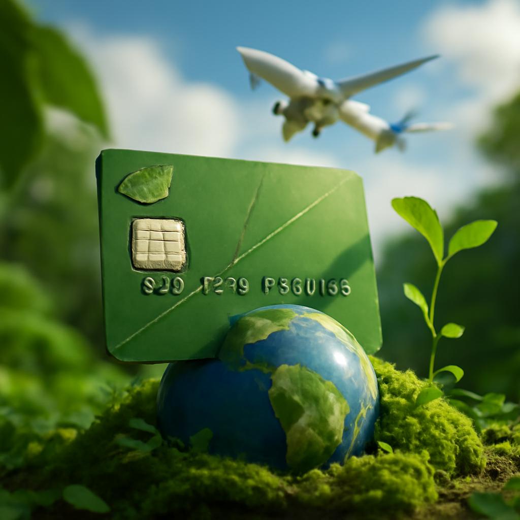 cartão de crédito sustentável com pontos