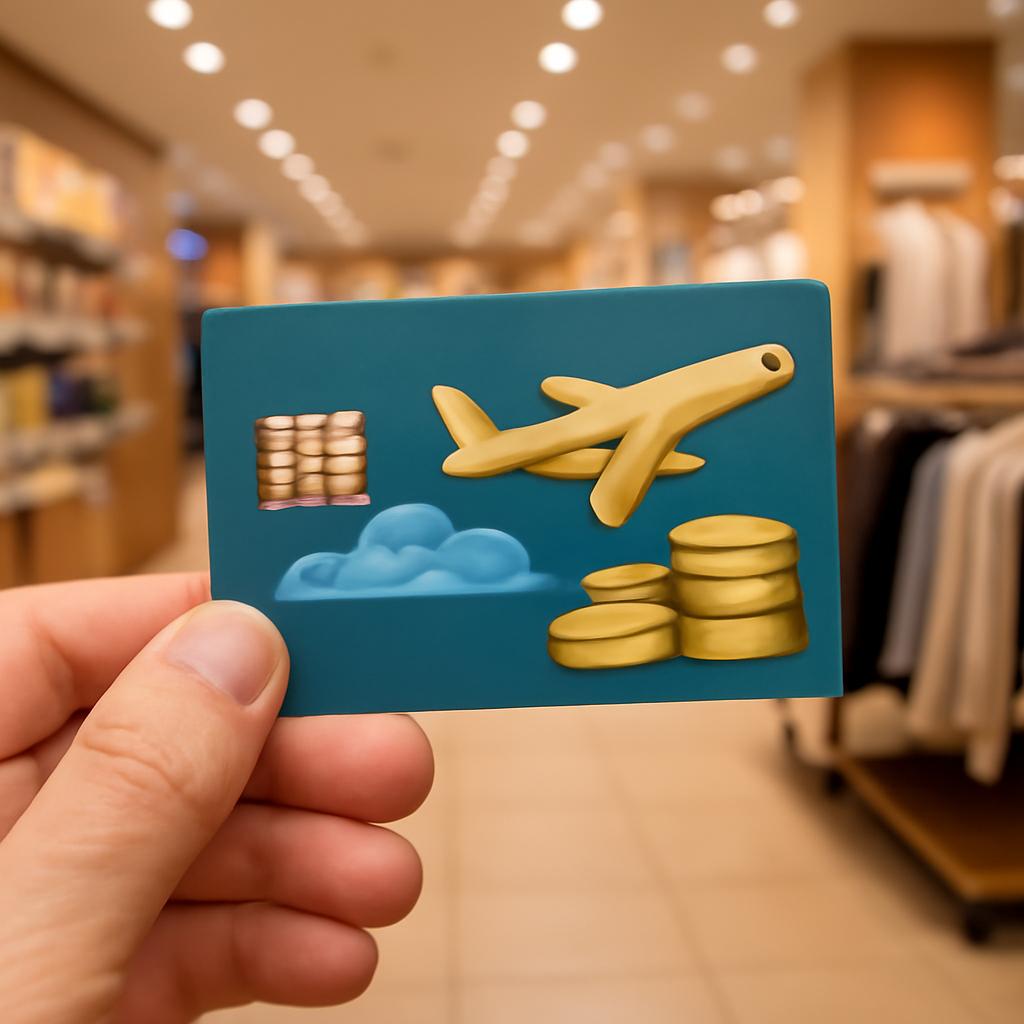cartão de loja com benefício em pontos para compras frequentes