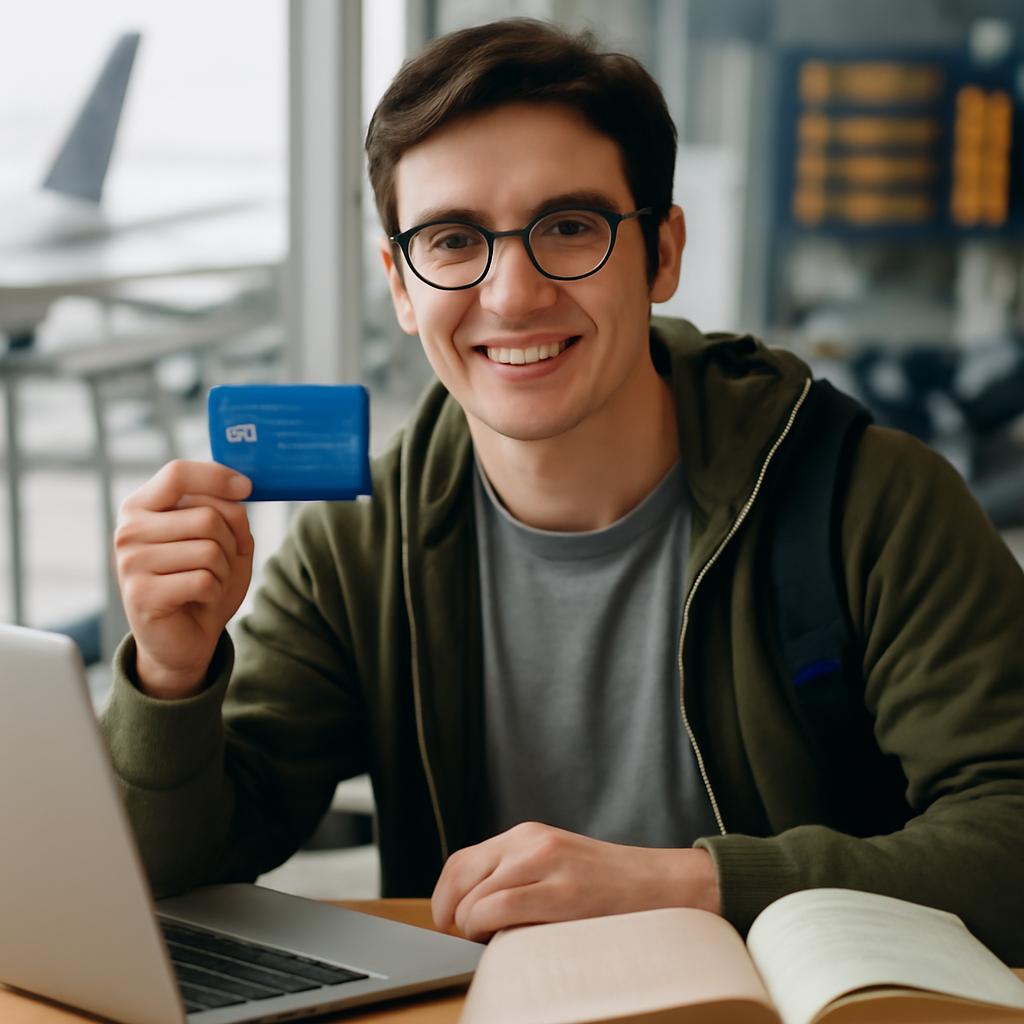 cartão digital estudante acumula pontos